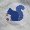 Bavoir bleu marine – Image 3