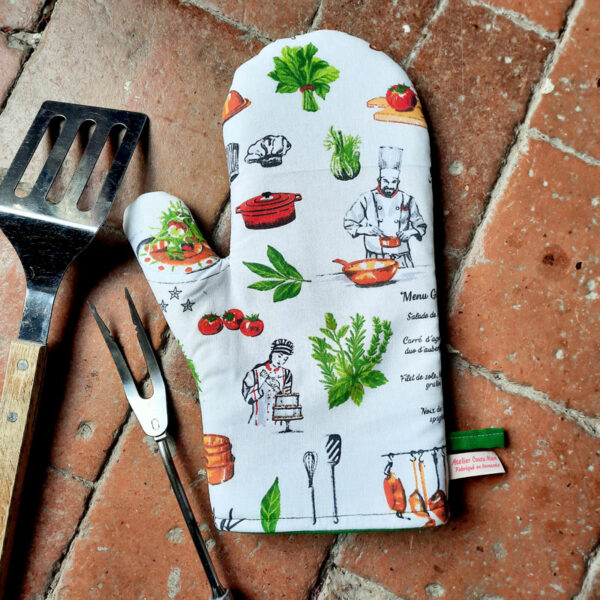 Gant de cuisine : le Chef c'est moi !