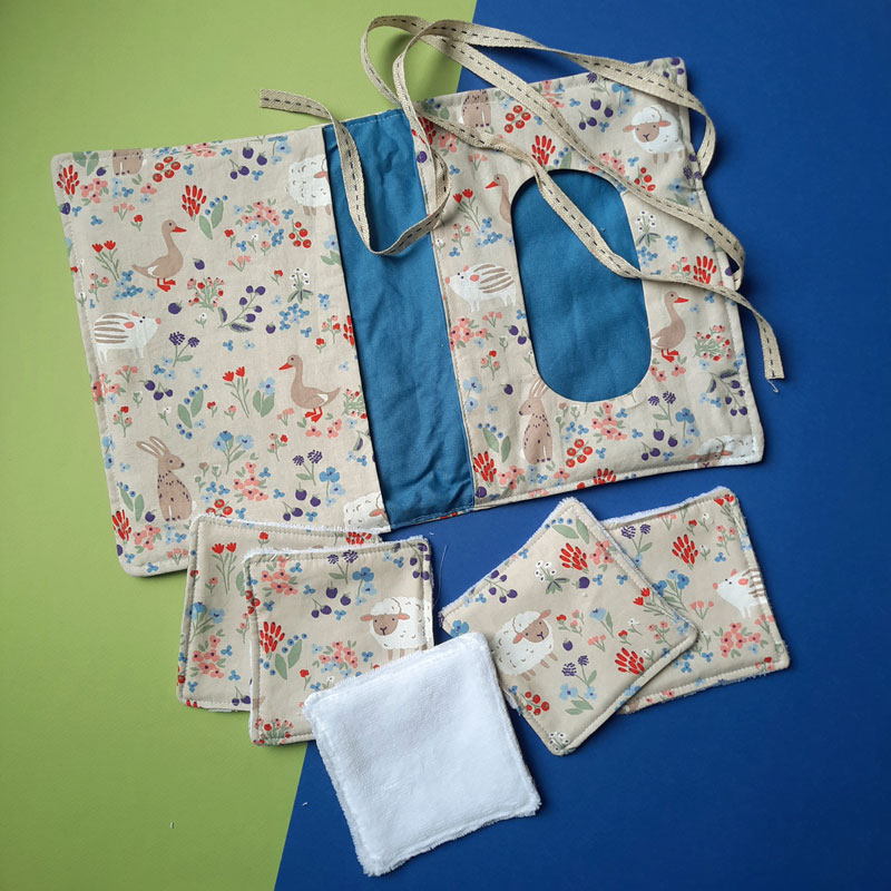 Pochette nomade bébé : le bonheur est dans le pré ! – Image 5