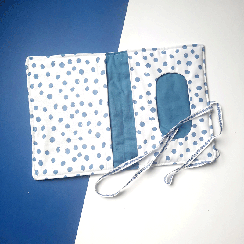 Pochette nomade bébé : tendre dentelle – Image 3