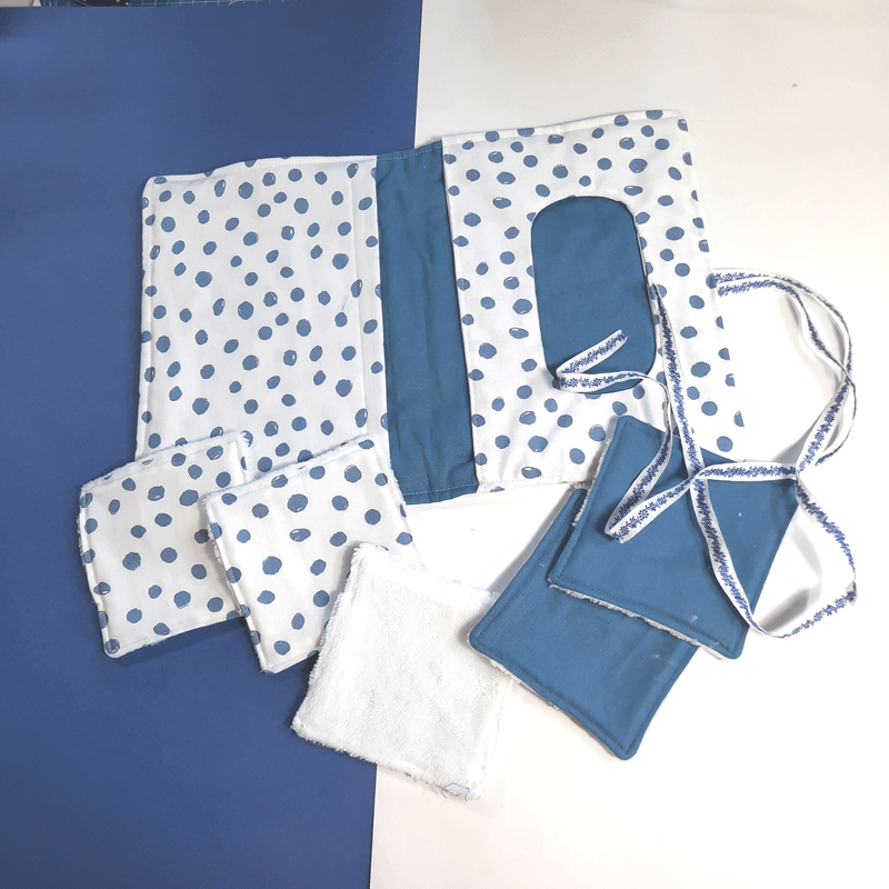 Pochette nomade bébé : tendre dentelle – Image 4